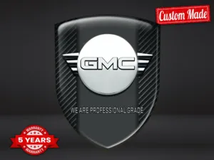 GMC Pegatinas Logo Negocio Resistentes Personalizables Pro